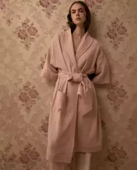 Фактурный халат Sfera, светло-розовый