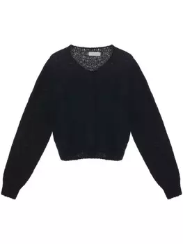 Фактурный кардиган Amomento, черный