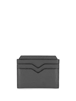 Фактурный картхолдер Valextra, серый