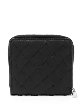 Фактурный кошелек на молнии Rick Owens, черный
