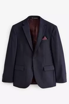 Фактурный костюм: куртка Next, синий