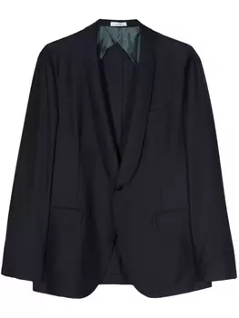 Фактурный однобортный пиджак Boglioli, синий