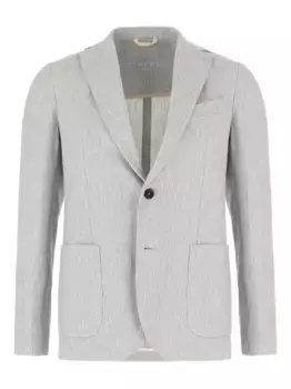 Фактурный пиджак Circolo 1901, серый