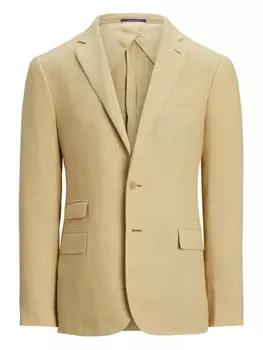 Фактурный пиджак Ralph Lauren Purple Label, нейтральный