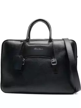 Фактурный портфель Santoni, синий