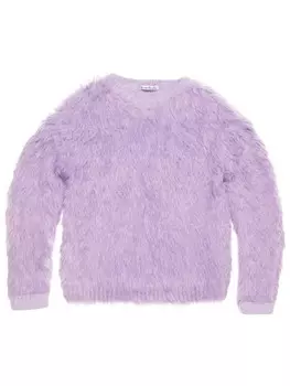 Фактурный свитер Acne Studios, фиолетовый