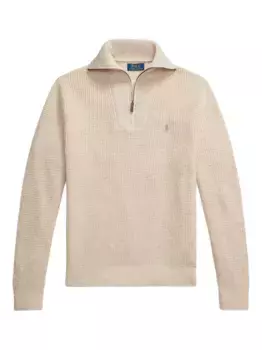 Фактурный свитер POLO RALPH LAUREN, нейтральный
