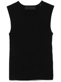 Фактурный топ без рукавов FEAR OF GOD ESSENTIALS, черный