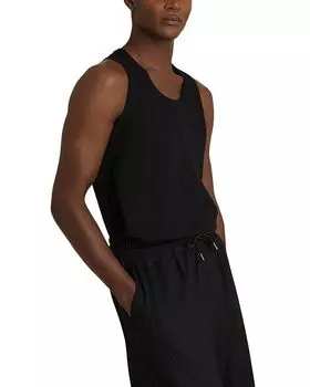 Фактурный топ REISS, черный