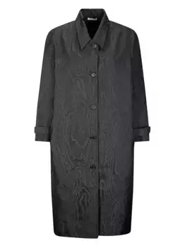 Фактурный тренч на пуговицах Stefano Mortari, черный