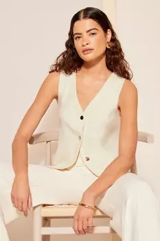 Фактурный жилет Friends Like These, белый