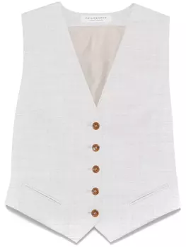 Фактурный жилет Philosophy Di Lorenzo Serafini, нейтральный