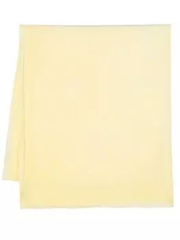 Faliero Sarti льняной шарф с бахромой, желтый