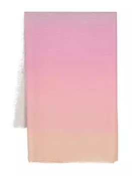 Faliero Sarti шарф Amantina с эффектом градиента, розовый