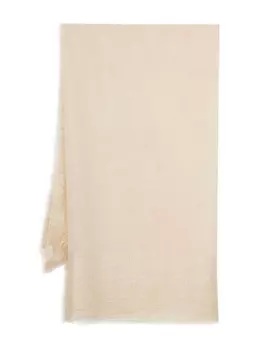 Faliero Sarti шарф Clary с бахромой, нейтральный цвет