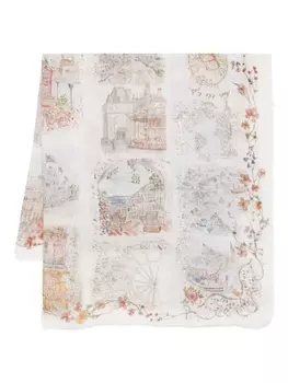 Faliero Sarti шарф Metropolitan, белый