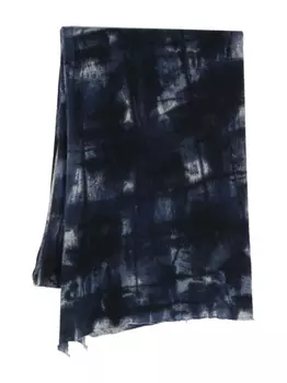 Faliero Sarti шарф с абстрактным принтом, синий