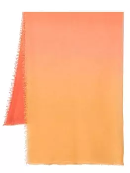 Faliero Sarti шарф с эффектом градиента, оранжевый