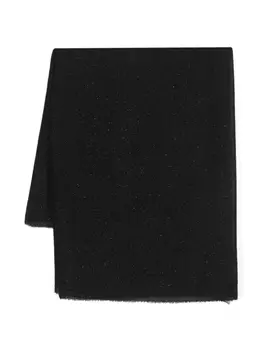 Faliero Sarti шарф с блестками, черный