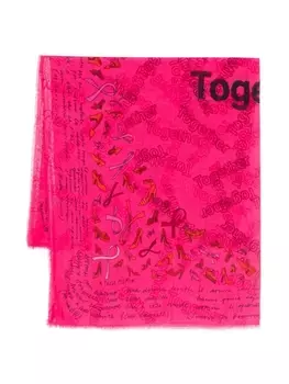 Faliero Sarti шарф Together, розовый