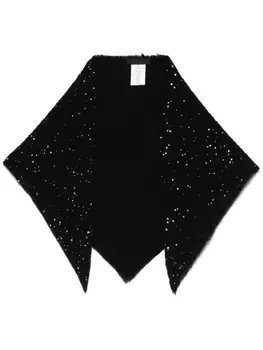 Faliero Sarti шарф Triexia, черный