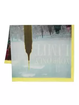 Faliero Sarti шарф Your Mind с бахромой, зеленый