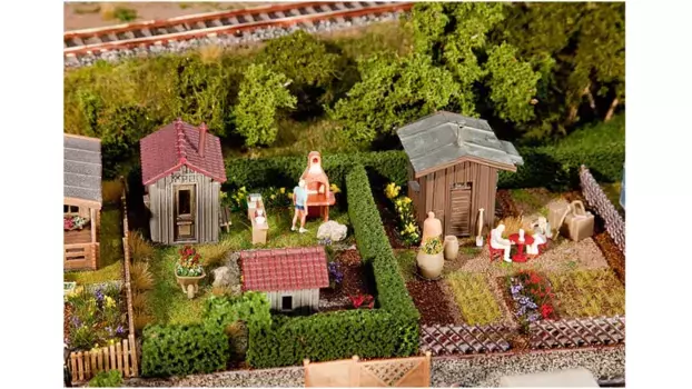 Faller 2 приусадебных участка с навесами