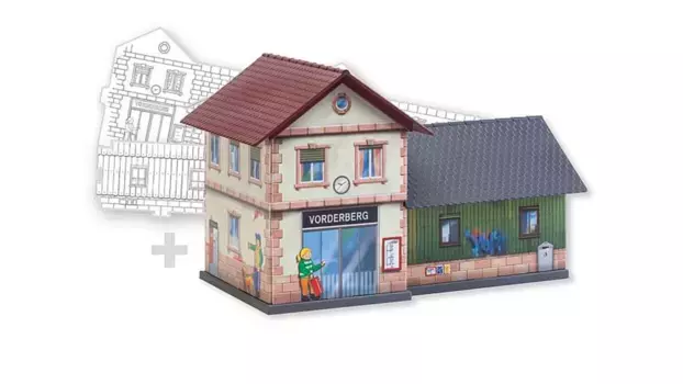 Faller BASIC железнодорожная станция, включая 1 вариант окраски