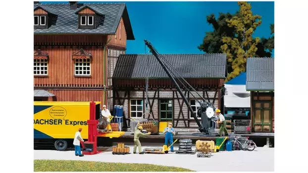 Faller Кран-перегружатель с грузом