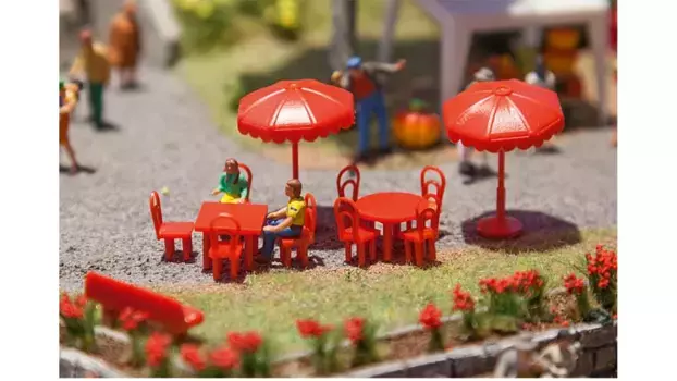 Faller Зонты, столы, скамейки