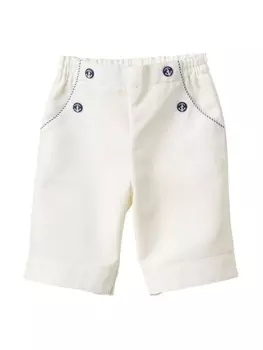 Familiar брюки с вышивкой, белый