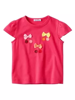 Familiar футболка с аппликацией, розовый