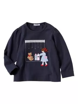 Familiar футболка с аппликацией, синий