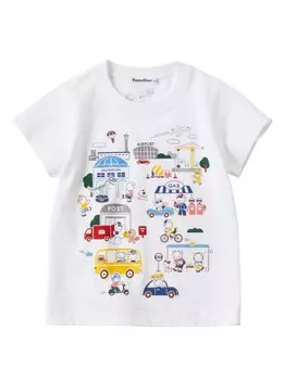 Familiar футболка с графичным принтом, белый