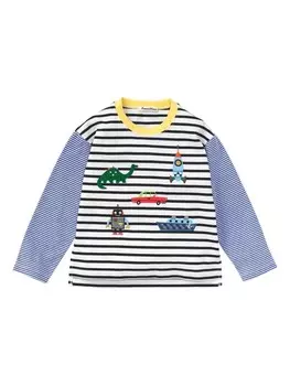 Familiar футболка в полоску, синий