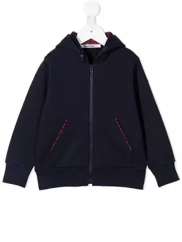 Familiar худи на молнии, синий