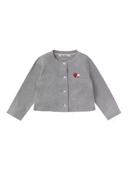 Familiar кардиган с вышивкой, серый