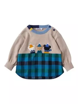 Familiar клетчатая толстовка, серый