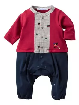 Familiar ромпер с аппликацией, красный