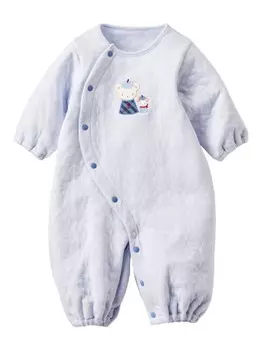 Familiar ромпер с аппликацией, синий