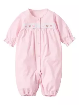 Familiar ромпер с кружевом, розовый