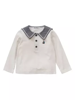 Familiar рубашка поло с вышивкой, белый