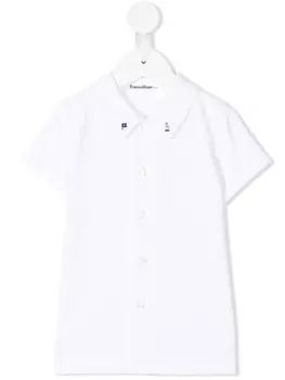 Familiar рубашка с вышивкой, белый