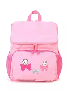 Familiar рюкзак из рипстопа с вышивкой, розовый