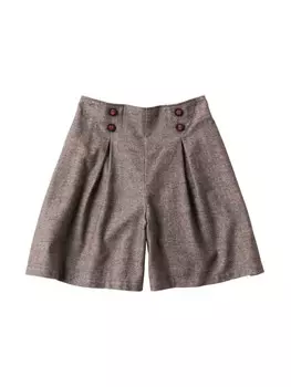 Familiar шорты строгого кроя, коричневый