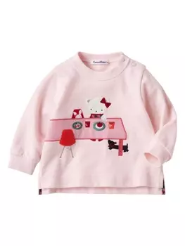 Familiar толстовка с аппликацией, розовый