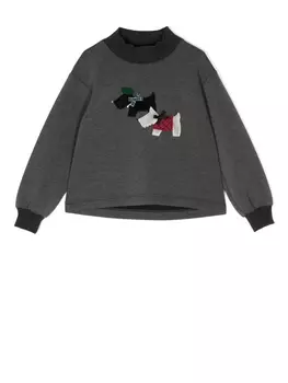 Familiar толстовка с вышивкой, серый