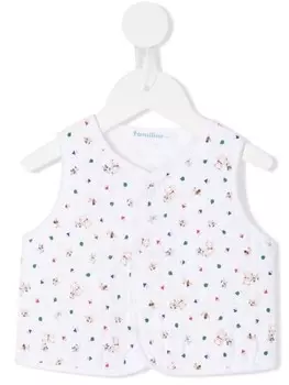 Familiar топ с принтом, белый