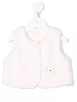 Familiar жилет с нашивкой, розовый