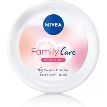 Family Care Легкий увлажняющий крем для лица, тела и рук 450мл, Nivea